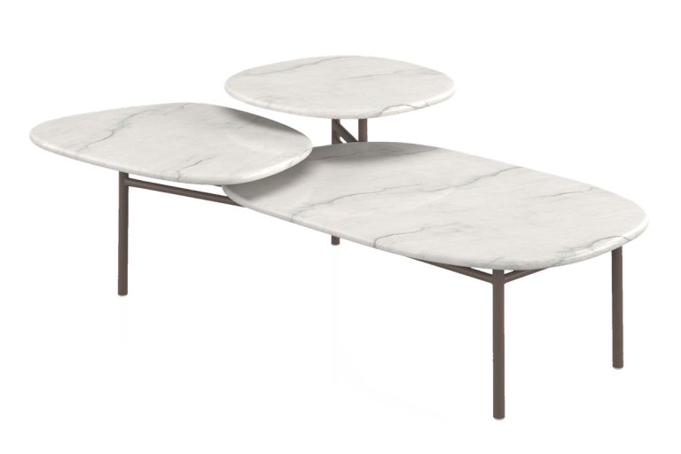 Mesa centro Slim tampo triplo